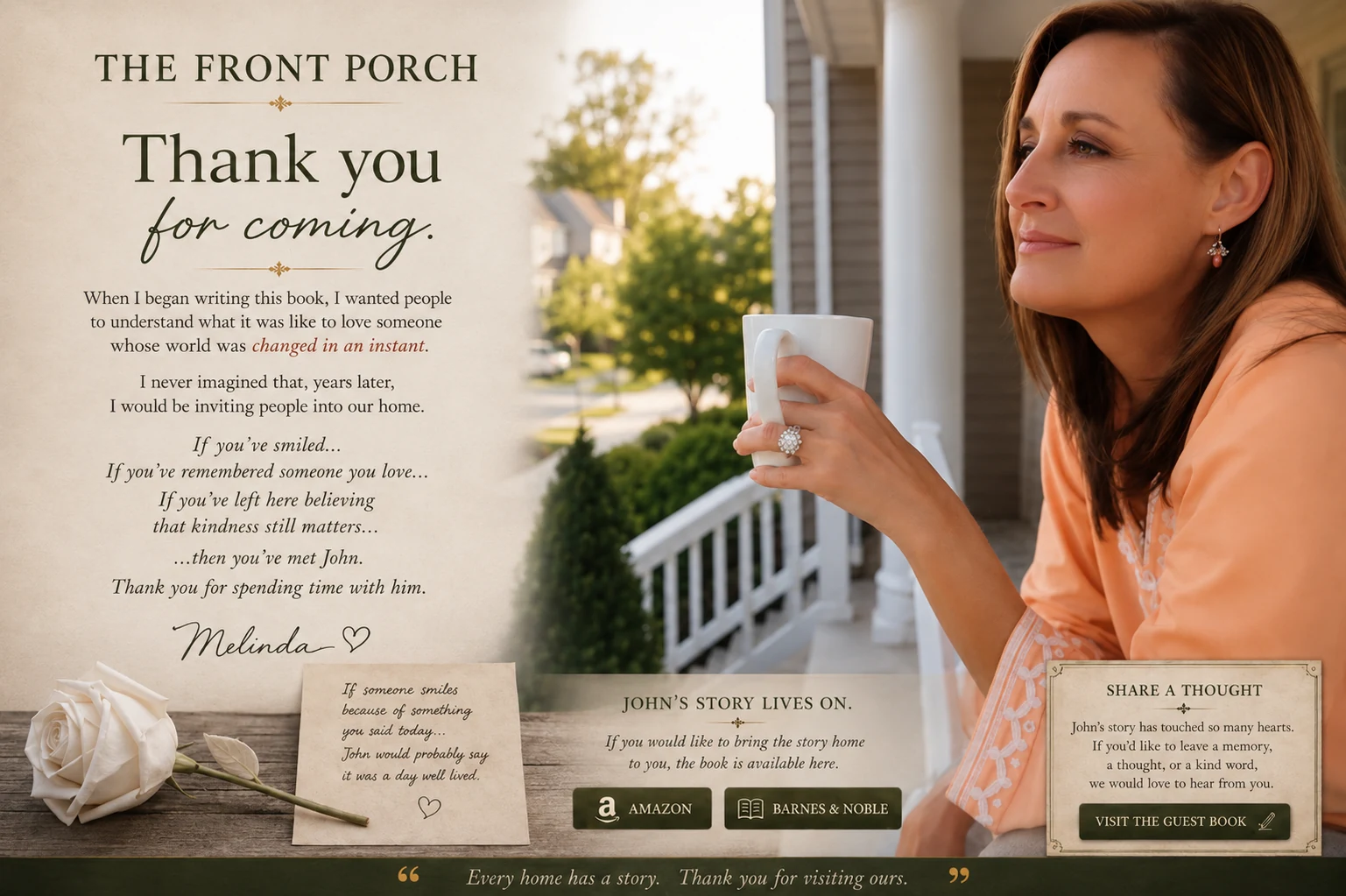 Full illustrated page for The Front Porch