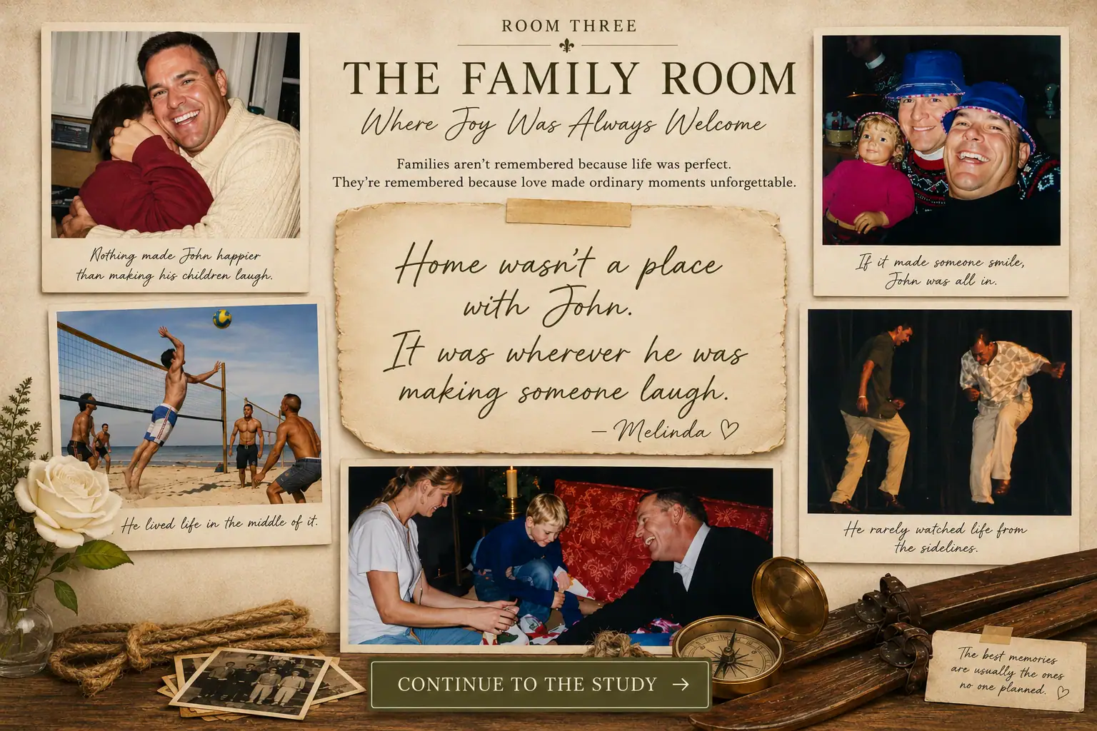 Full illustrated page for The Family Room